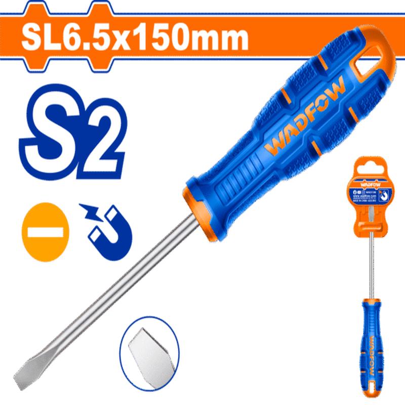 WSDA266 (Wadfow Slotted screwdriver 6.5x150mm S2  P12C144)
