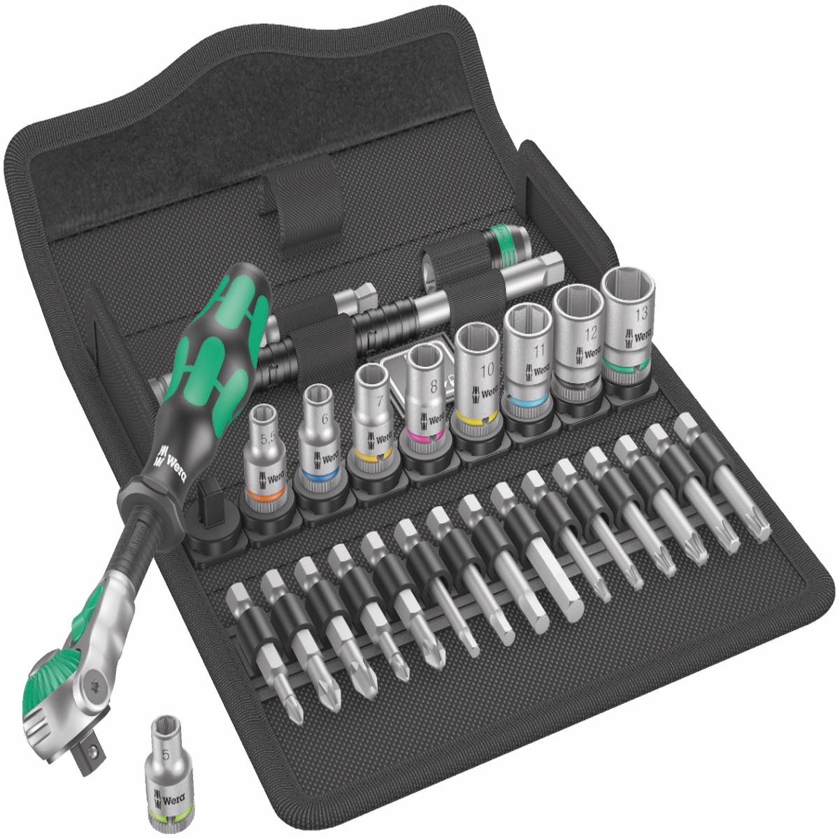 1/4" Drive Zyklop Speed Ratchet Set, 28 Piece