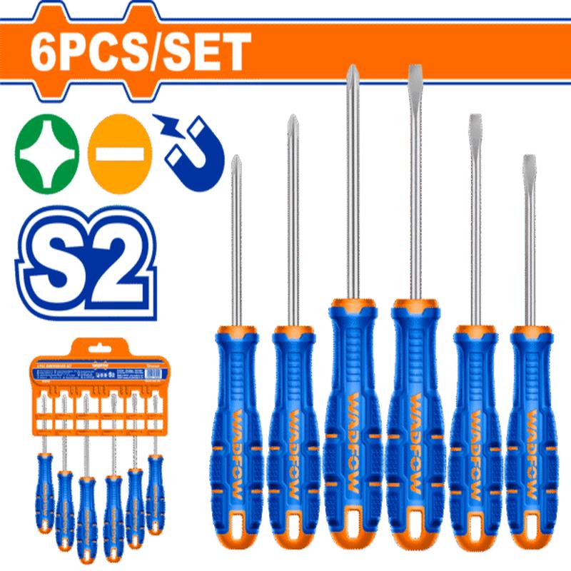 WSSA406 (Wadfow 6 Pcs screwdriver set S2  P5C20)