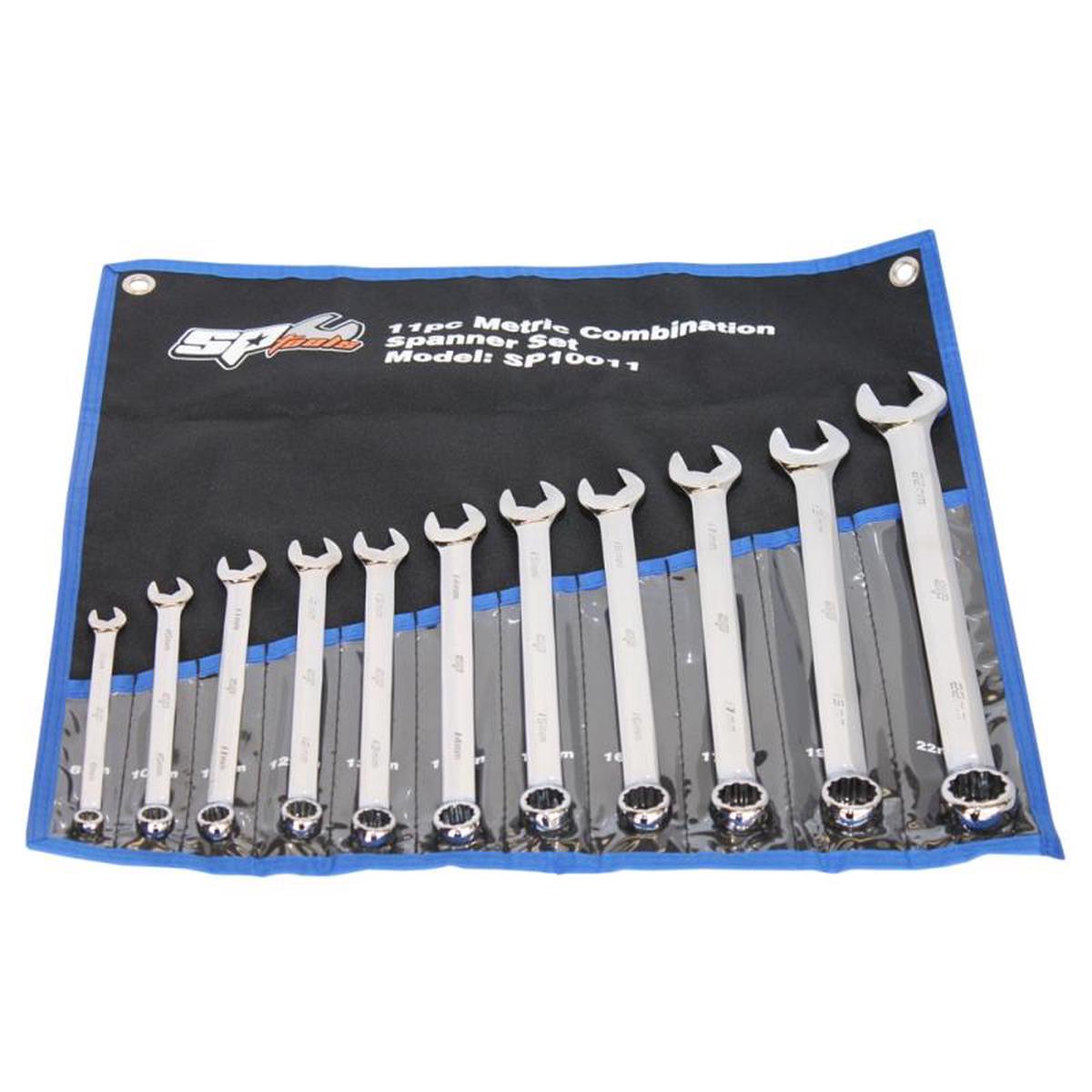 11 Piece Combination ROE Metric Spanner Set