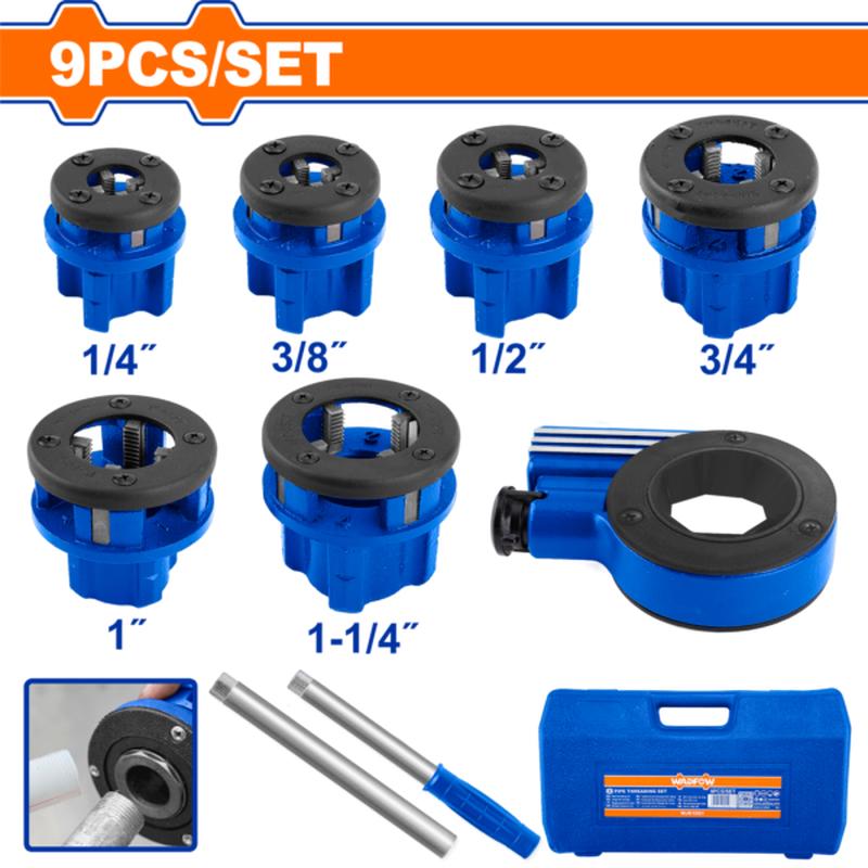 WJK1D61 (Wadfow Pipe threading set 9pcs  C4)
