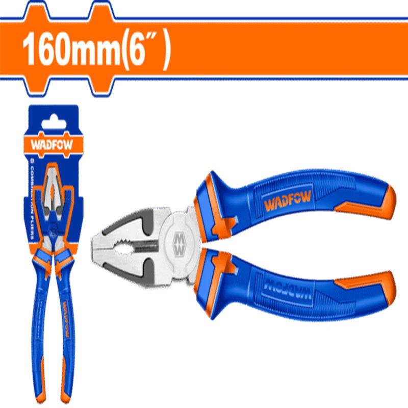 WPL1C06 (Wadfow Combination pliers 6 rubber handle  C36)