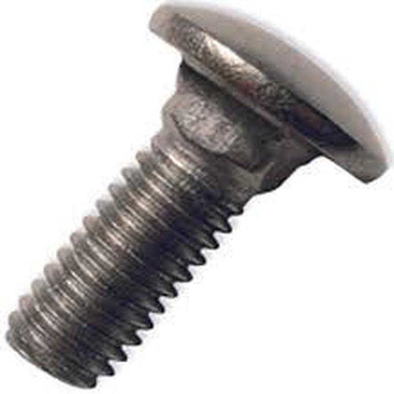 [10 PKG] A307 Grade A Steel Hot Dipped Galvanized Coarse Carriage Bolts 1/2-13 x 8