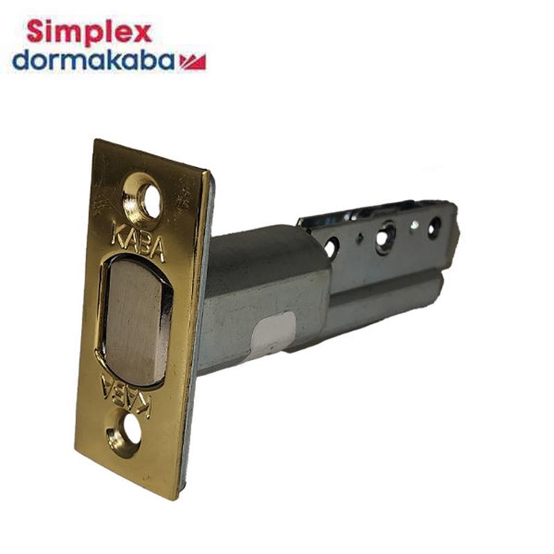 Simplex - 20205 - Deadbolt Assembly - 2 3/4" Backset - Simplex 7102 Series - Bright Brass