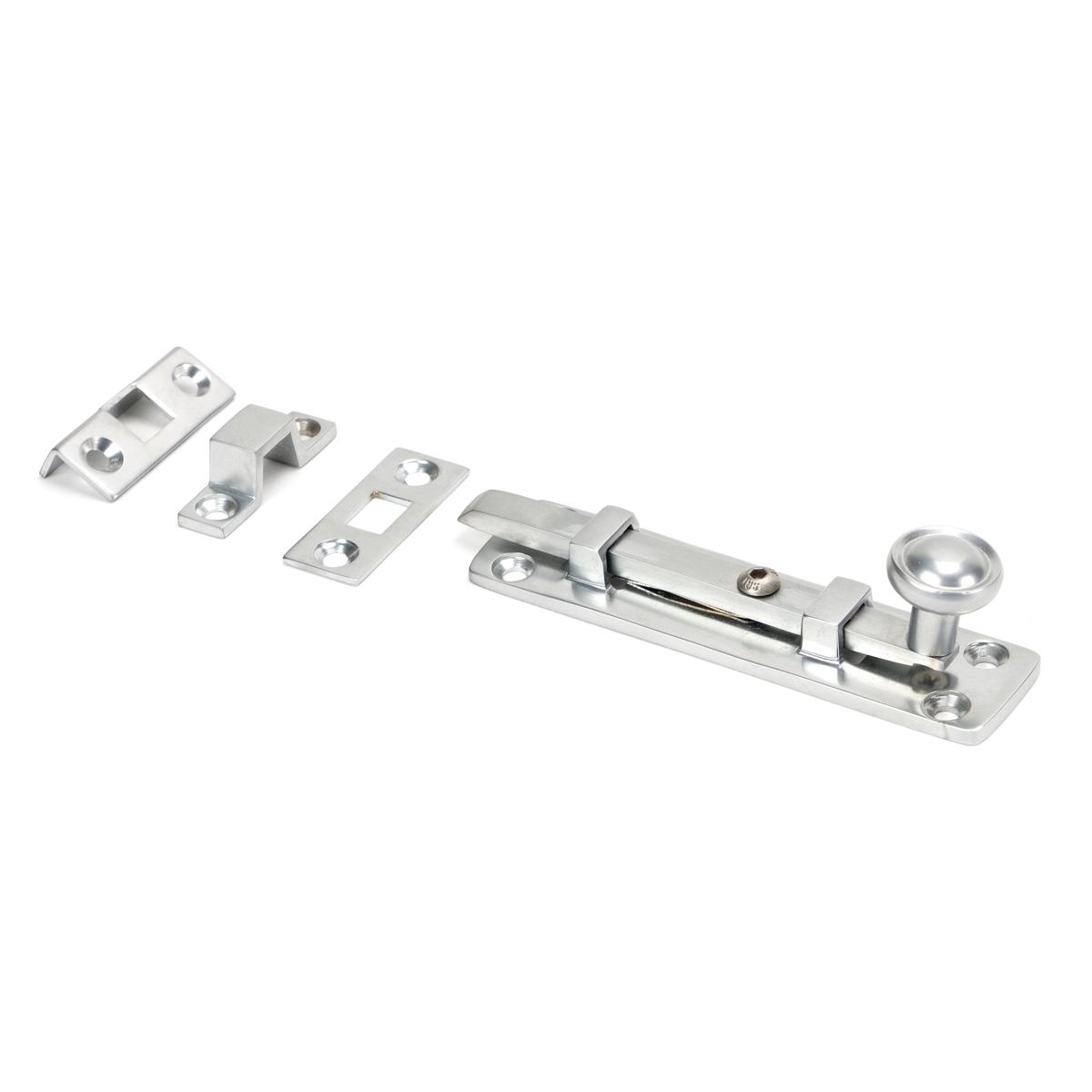 Satin Chrome 4" Universal Bolt | From The Anvil