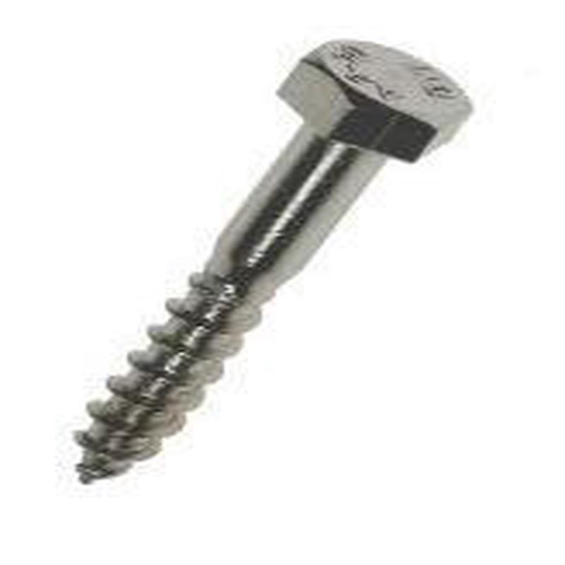 [1 PC] Lag Screws Hex 316 Stainless Steel 3/4 X 4