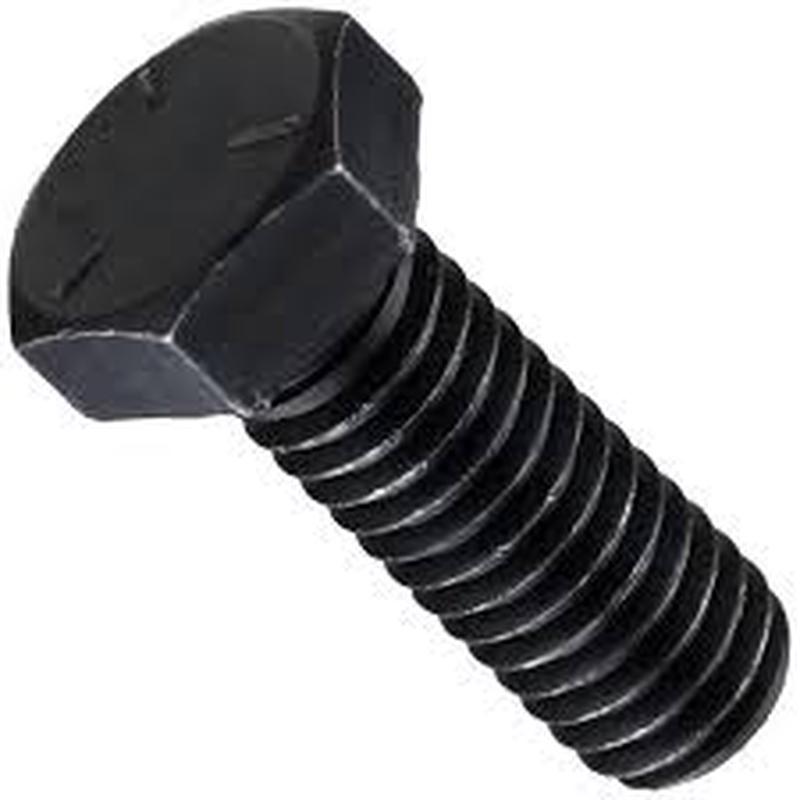 [100 PKG] Grade 2 Plain Finish Hex Tap Bolt (Full Thread) 5/8-11 X 4