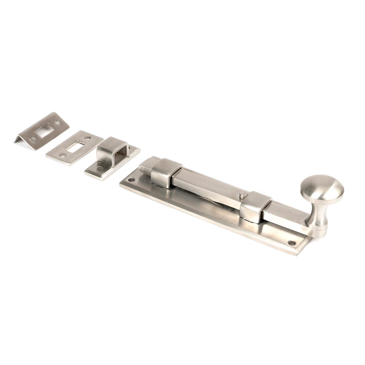 Satin Marine SS (316) 6" Universal Bolt | From The Anvil