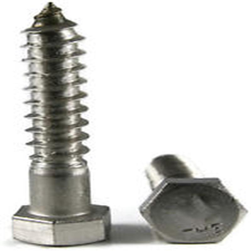 [1 PC] Lag Screws Hex 18/8 Stainless Steel 3/8 X 14