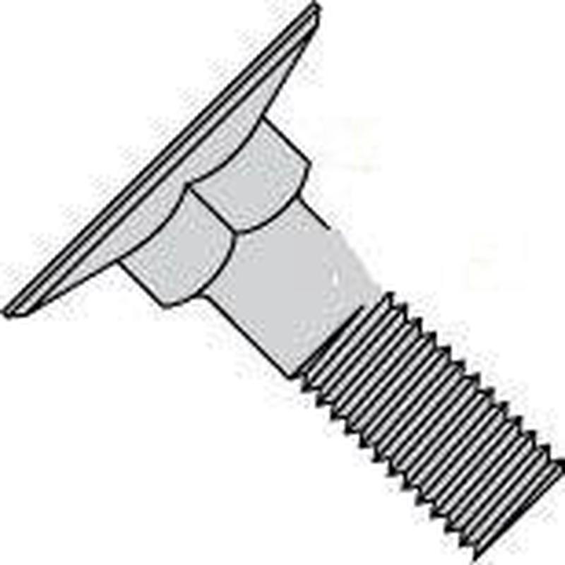 [10 PKG] Elevator Bolts 18/8 Stainless Steel 1/4-20 X 2