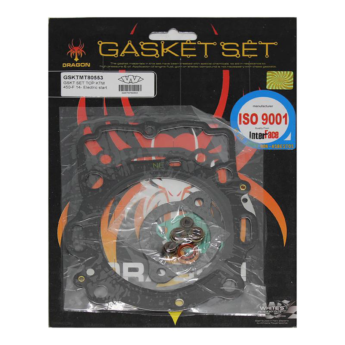 Whites Gasket Set 8211 Top KTM 450-F 821714- Electric start