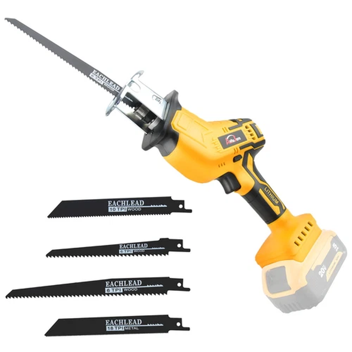 1/4'' 500N.m For Dewalt XR 18V 20V DCB Battery Brushless Electric Impact Driver