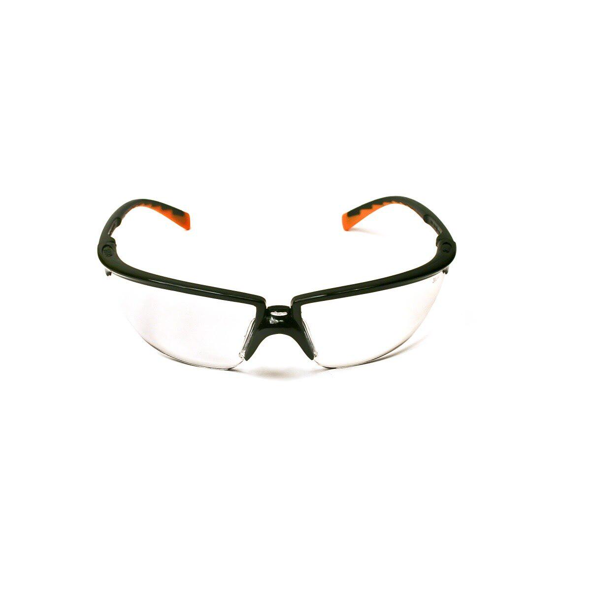 3M 12261-00000-20 Privo Protective Eyewear Clear Anti-Fog Lens, Black Frame (7000127535) (20 Pack)