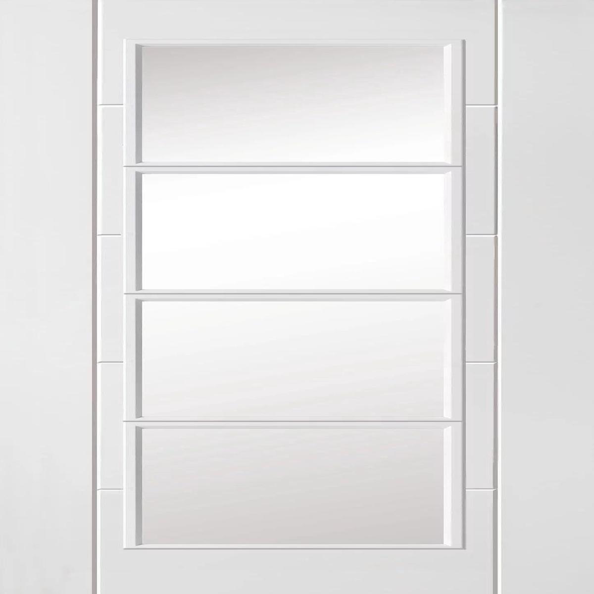 torea primed white clear glass