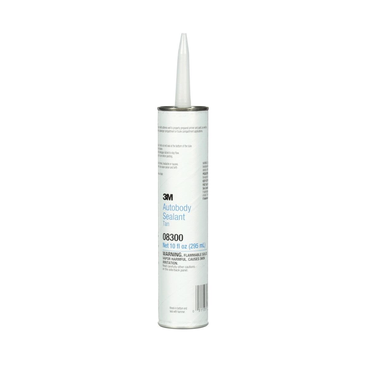 3M 08300 Ultrapro Autobody Sealant, Tan, 1/10 gal Cartidge (7000000946) (12 Pack)