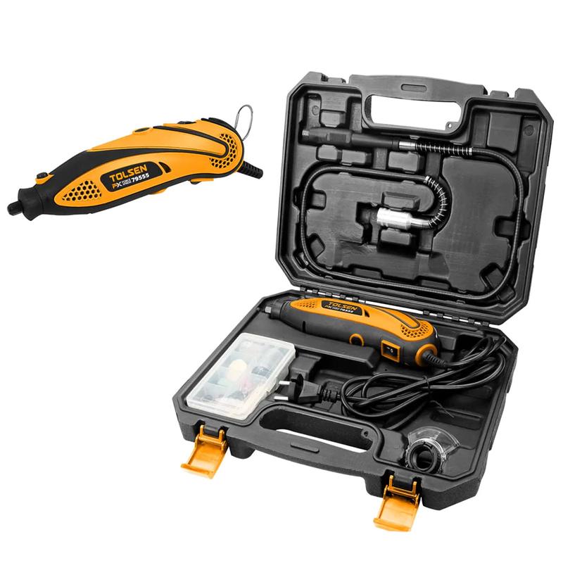 108PCS ROTARY TOOL SET 230V 79555 | COMPANY: TOLSEN | ORIGIN: CHINA