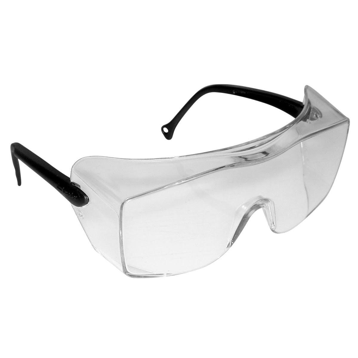 3M 12163-00000-20 OX Protective Eyewear, Clear AF Lens, Black Secure Grip Temple (7000042891) (20 Pack)