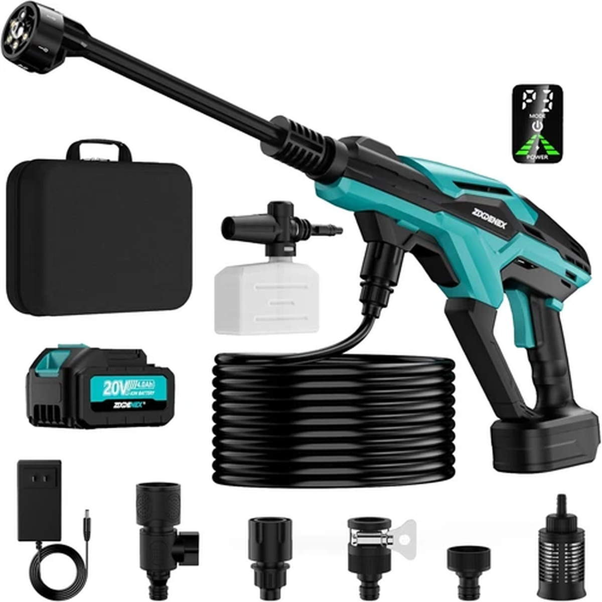 1/2" Brushless Cordless Impact Drill Gyroscope Sensor Anti-twist Protection
