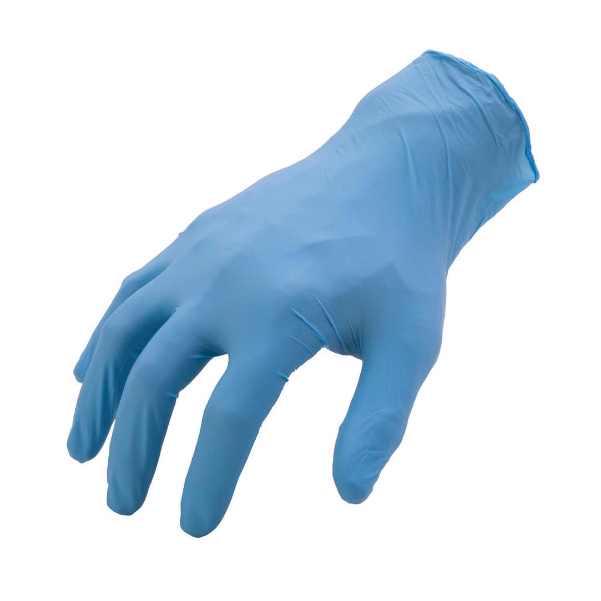 212 Performance NTG-03-009 Disposable 5mil Blue Nitrile Gloves (Latex Free), Medium (100 Count) Blue