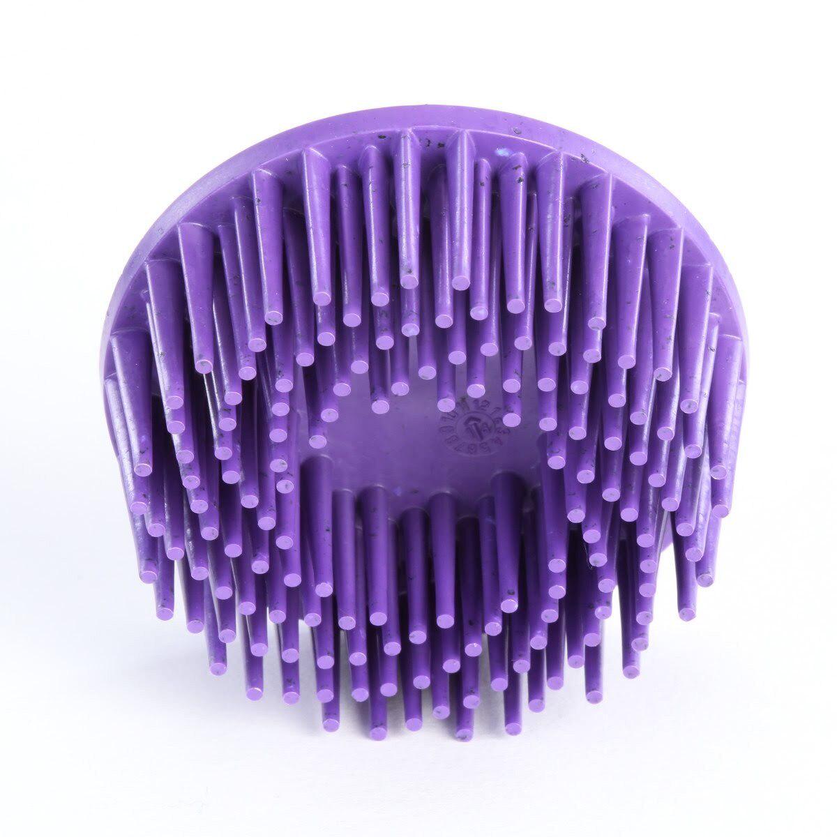 3M 07536 Scotch-Brite Roloc Body Mans Bristle Disc 36 Grit Purple 2 in (7000000775) (24 Pack)