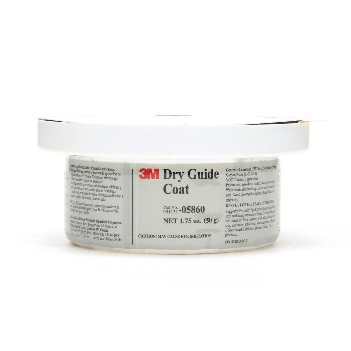 3M 05860 5860 Dry Guide Coat Cartridge Refill, Carbon Black Powder, Dark Gray, 1.75 oz 50 g (7000000596) (10 Pack)