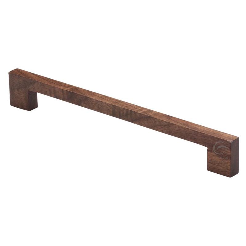 M.Marcus - Wooden Cabinet Pull Handle Metro Design 224mm Walnut Finish