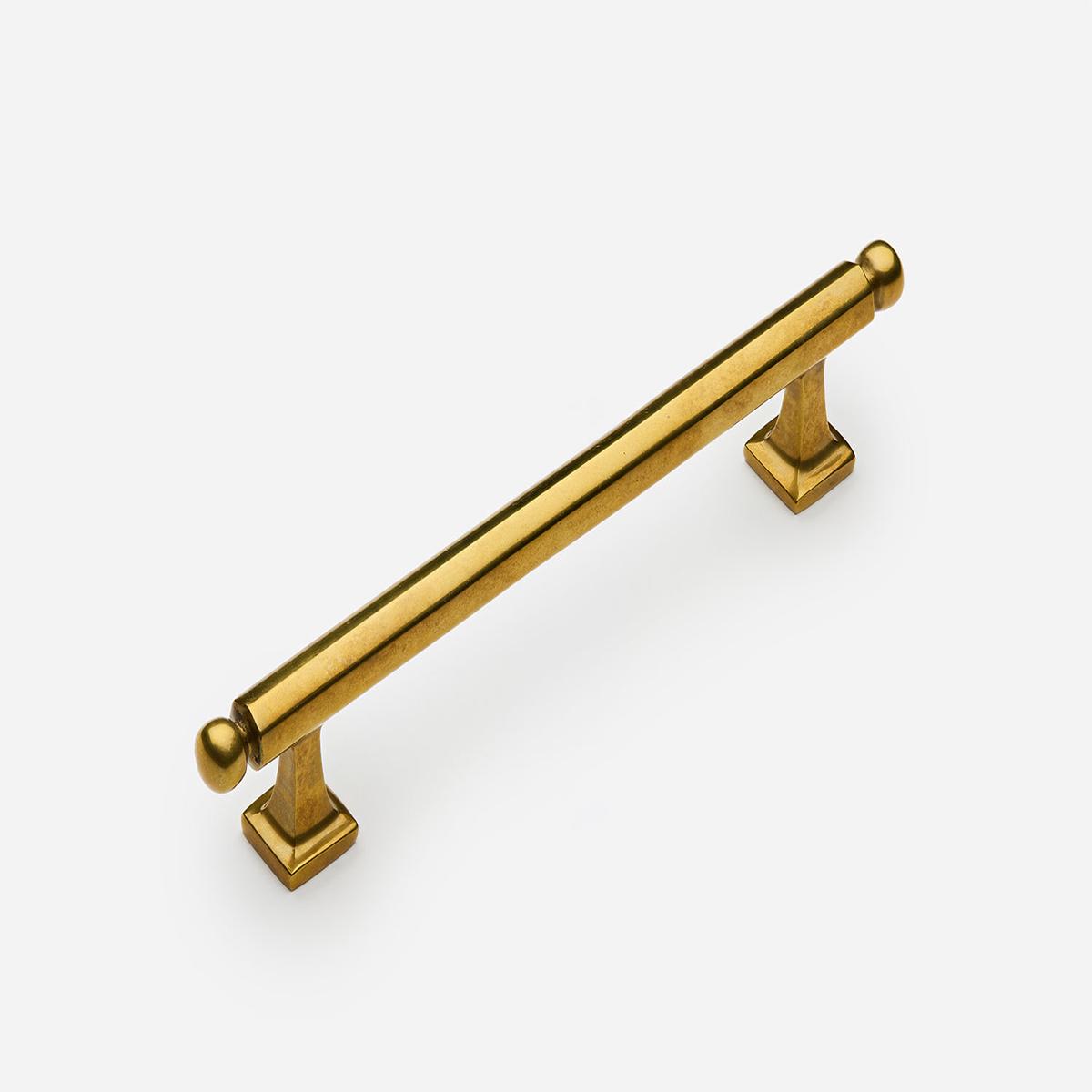 Wright Pull - 6" | Unlacquered Aged Brass