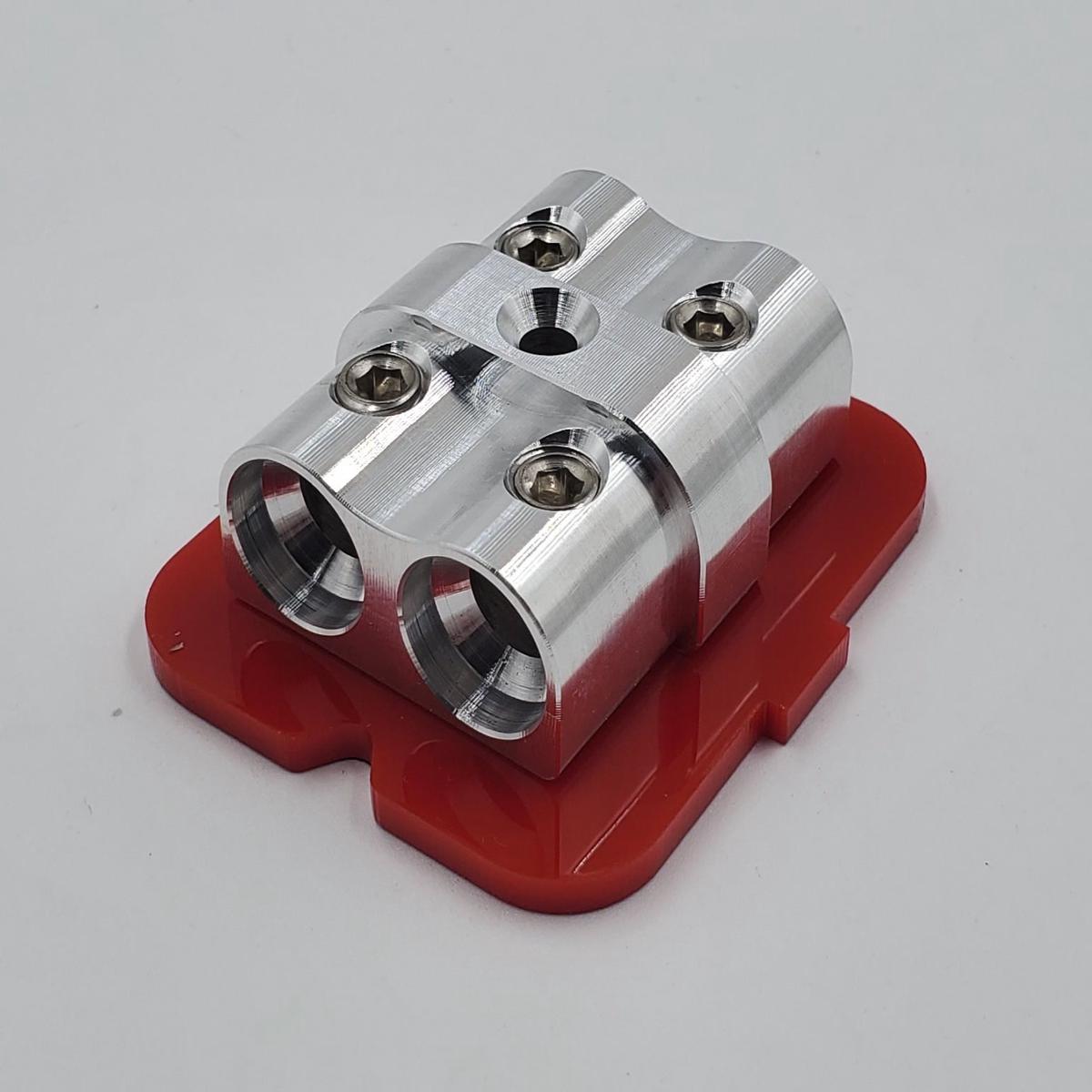 4 gauge Distribution Blocks New Style - 4 | blue