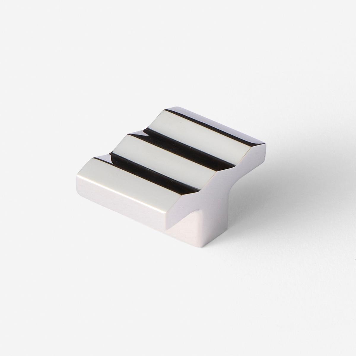 Vallon Cabinet Knob - Polished Nickel