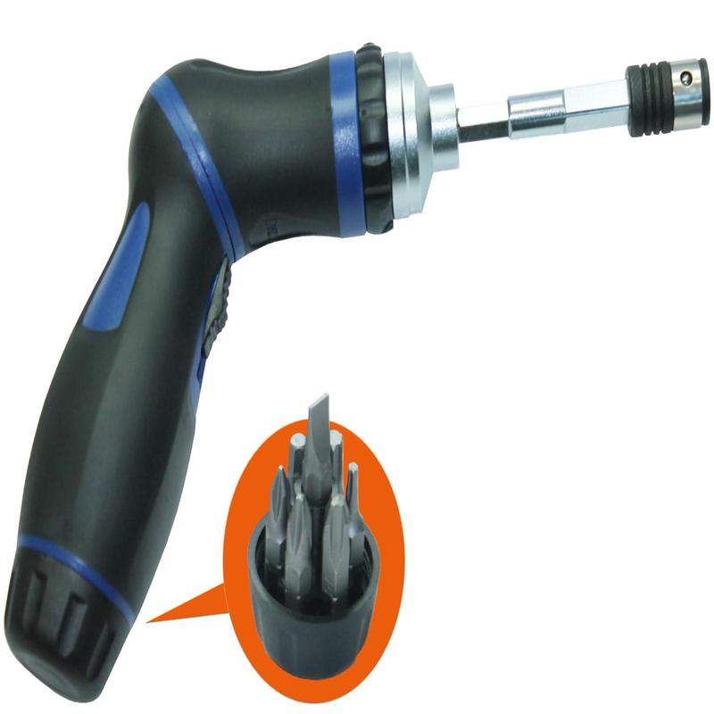 1/4"Drive Bit Set & Rotatable Ratchet Driver 9Pce - SP39630 by SP Tools