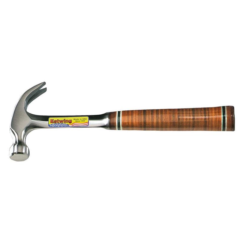 Estwing 12oz Claw Hammer Leather Grip EWE12C