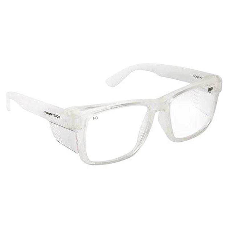 Frontside Safety Glasses Clear Lens with Clear Frame (6500)