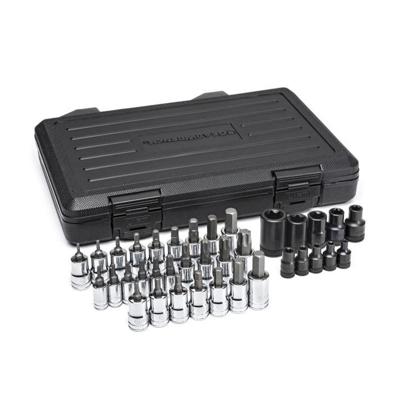 1/4, 3/8 & 1/2 Drive Standard Hex, E-Torx & Torx Bit Metric & SAE Socket Set - 80726 by GEARWRENCH