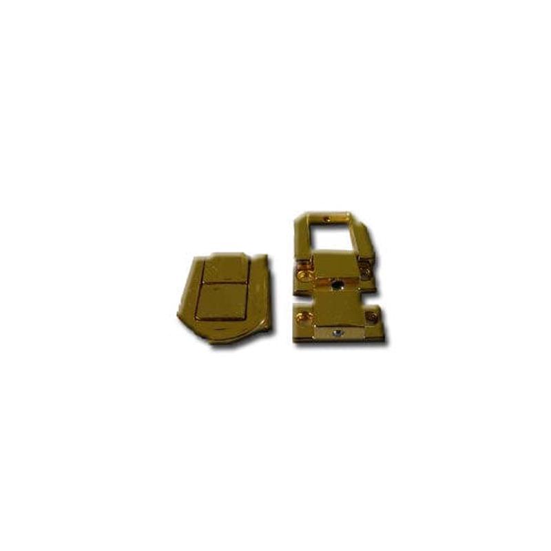 32mmx25mmx6mm Brass plated lacquered Box Catch by Hardware for Creative Finishes