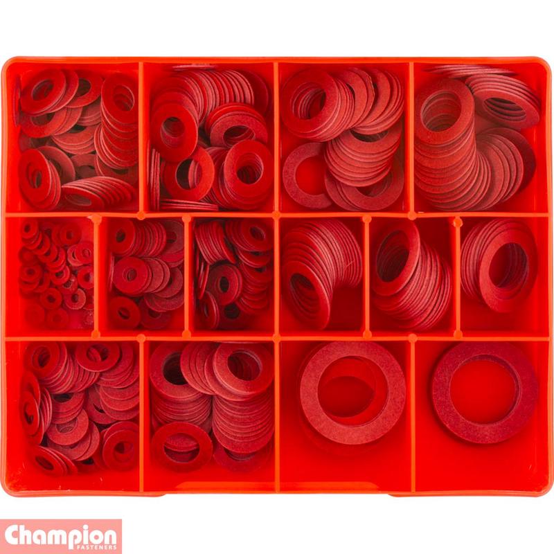 Champion 430Pce 1/32 Fibre Washer Assortment CA400