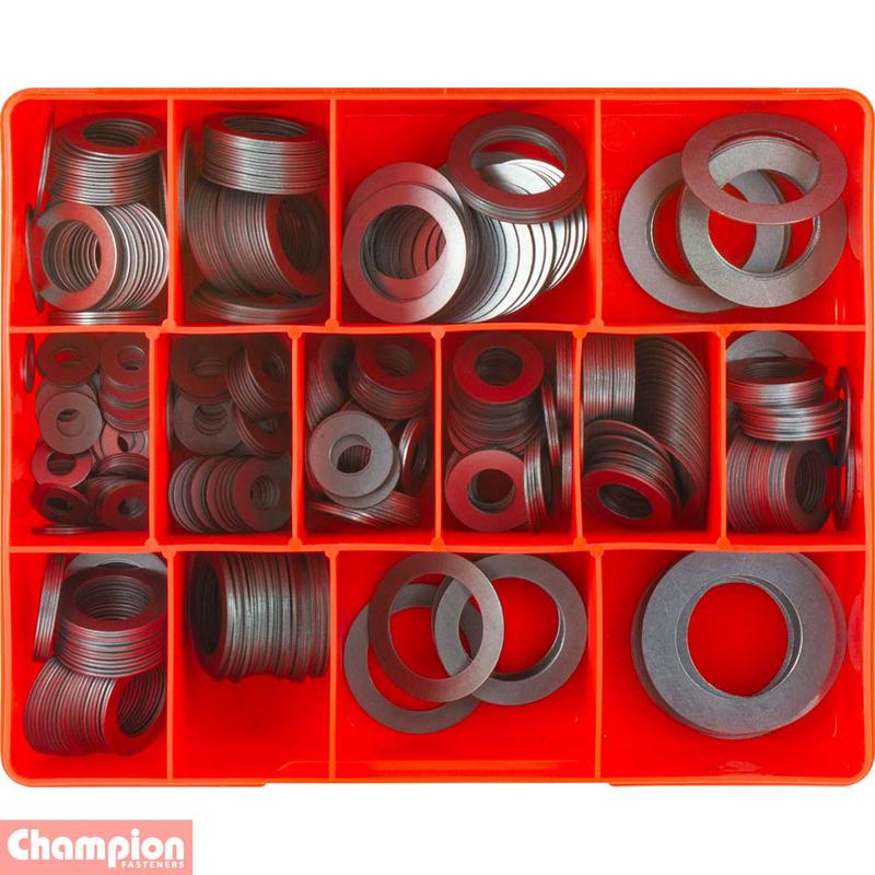 Champion 545Pce 1/32 Steel Spacing Washers Assortment CA500