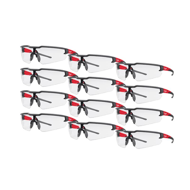 12Pce Clear Safety Glasses 48732901A by Milwaukee