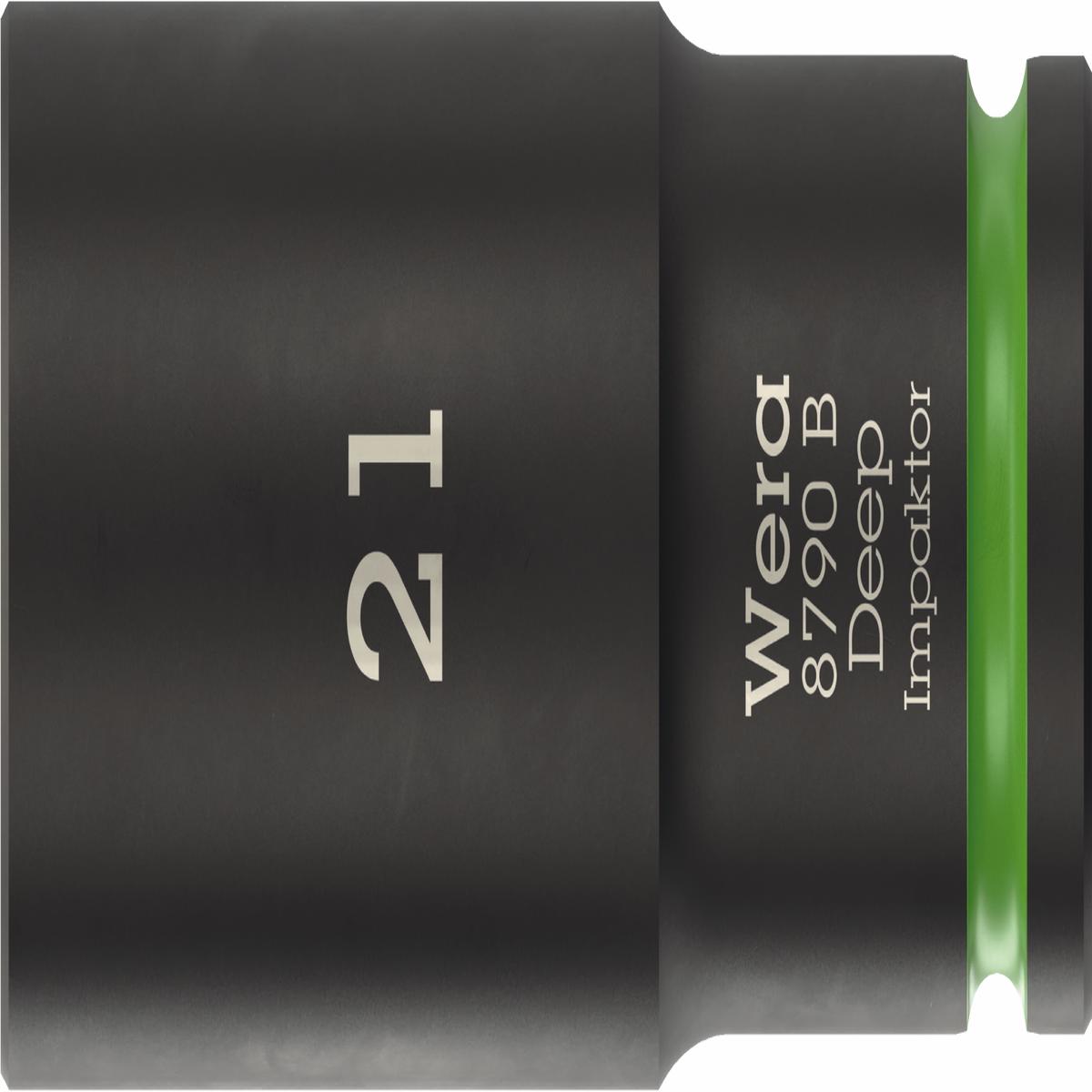 Wera 8790 B Impaktor Deep Socket 3/8" Drive 21mm