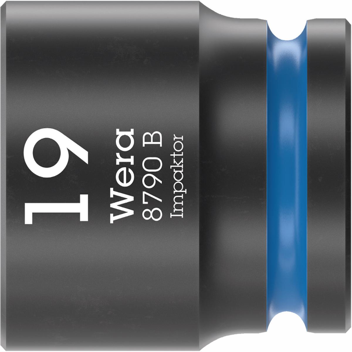 Wera 8790 B Impaktor Socket Wrench Insert 3/8in Dr 19mm