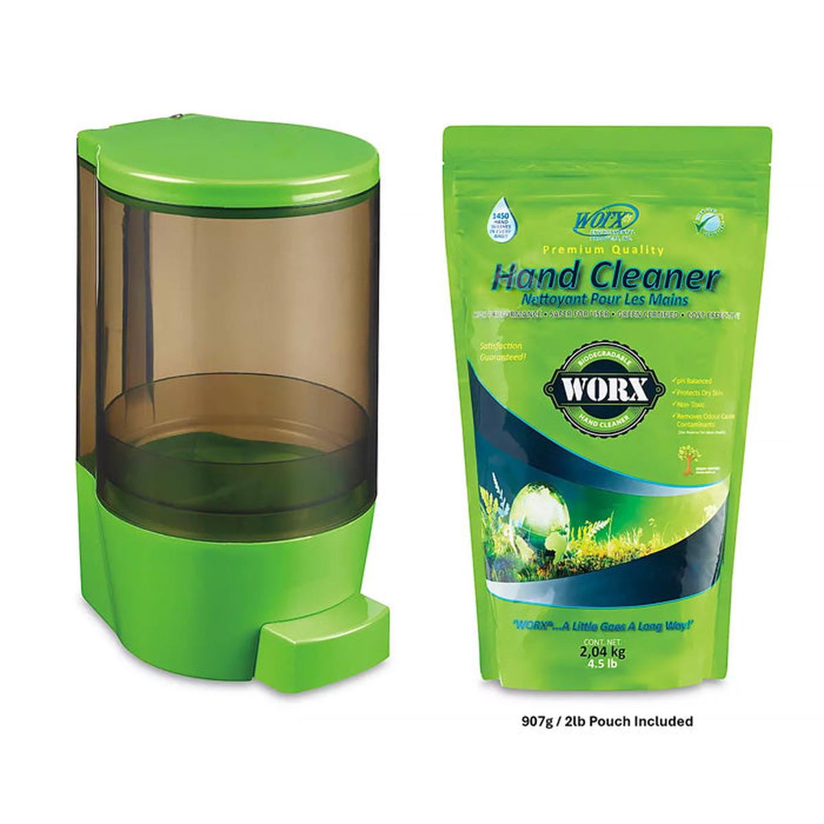 WORX Biodegradable Hand Cleaner 907g / 2lb Including Easy-Fill Dispenser