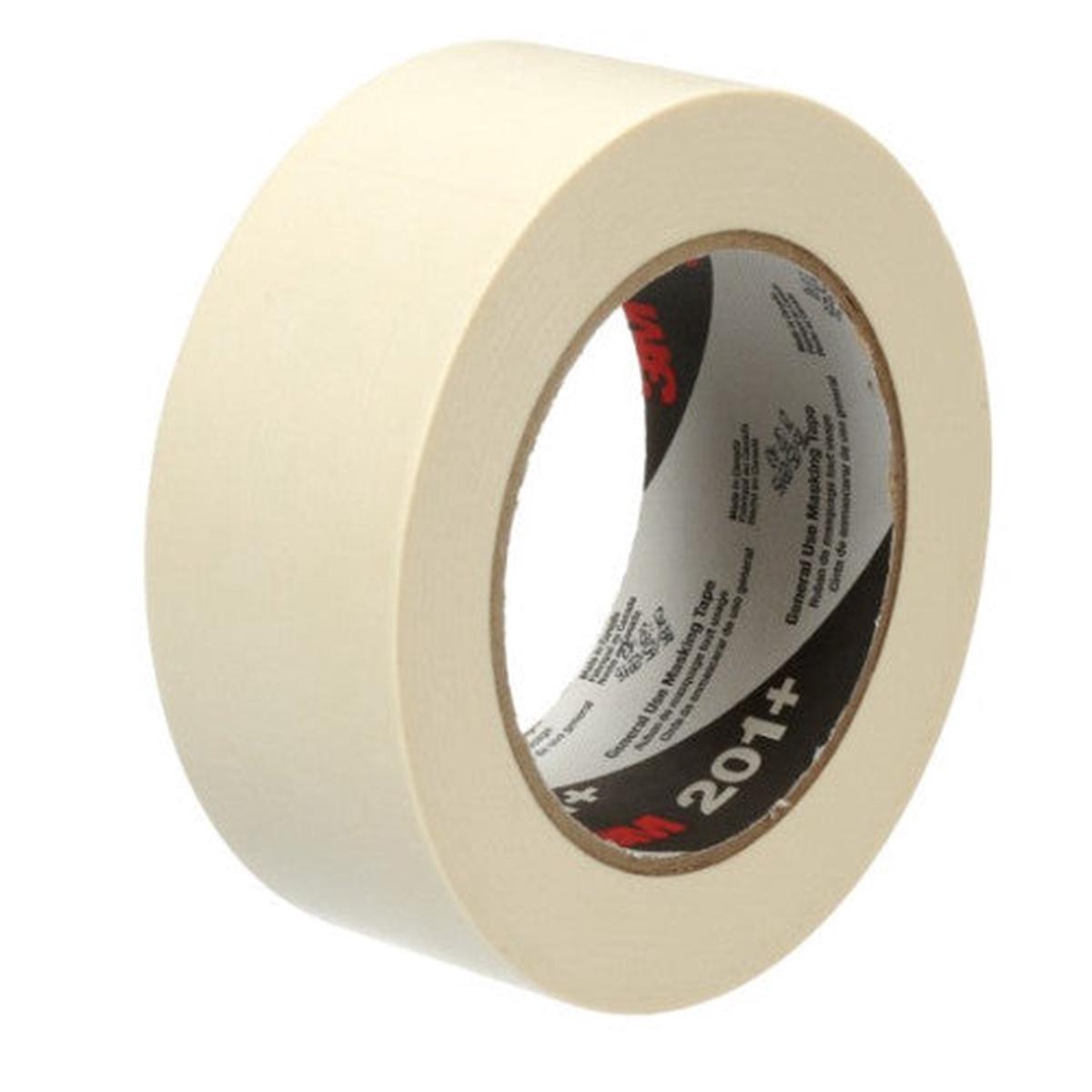 3M 201+ General Use Masking Tape 48mm x 55m * BOX OF 24 *