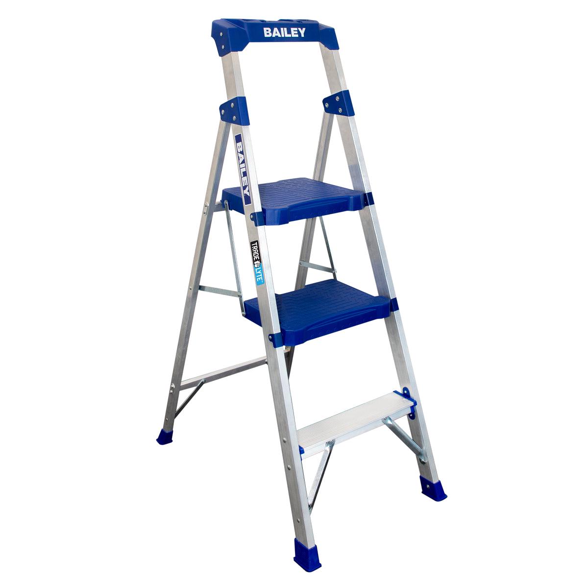 Bailey Aluminium Industrial Twin Platform Step Stool 3 135kg FS14040