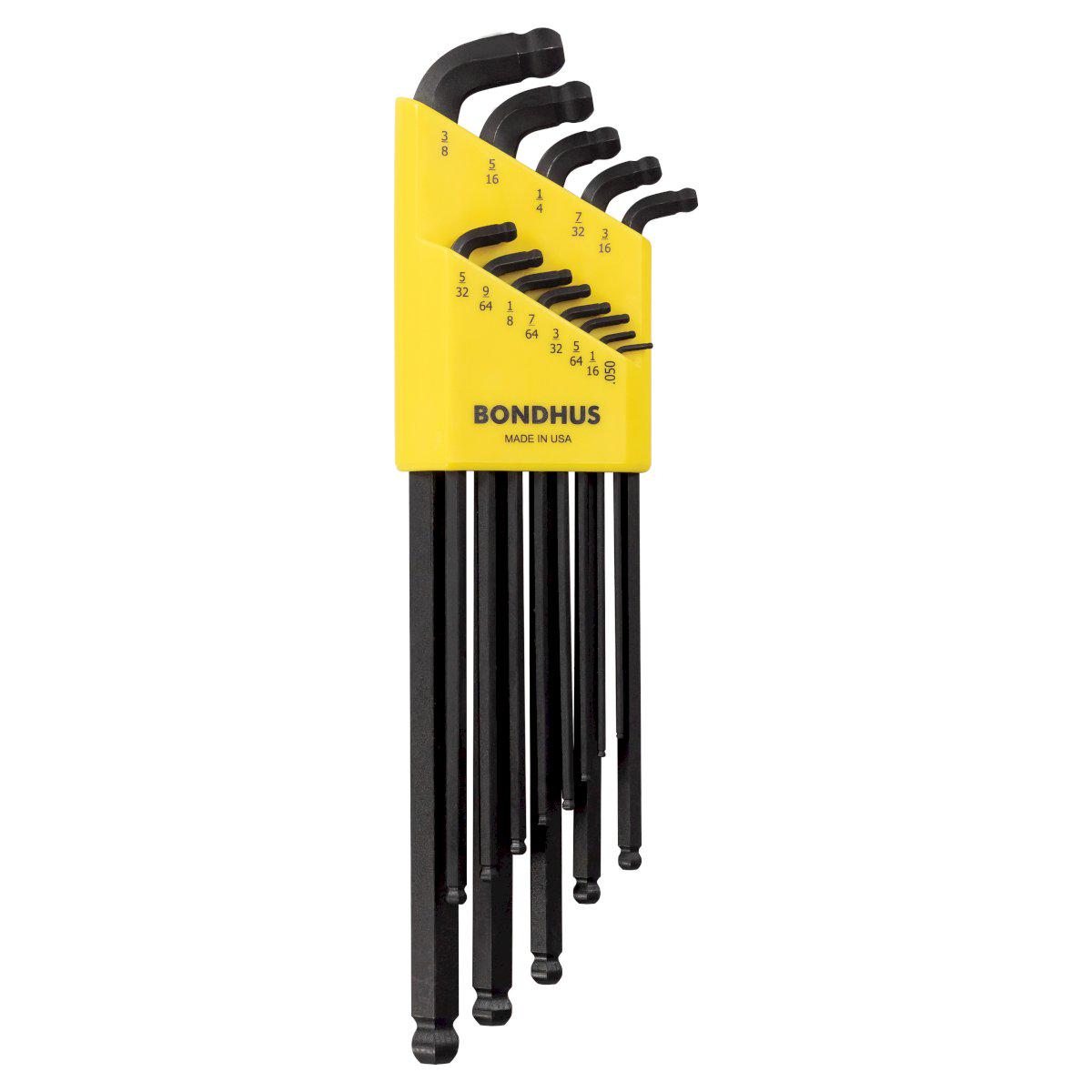 Bondhus Stubby Imperial Double Ball End L-Wrench Set 13 Pce