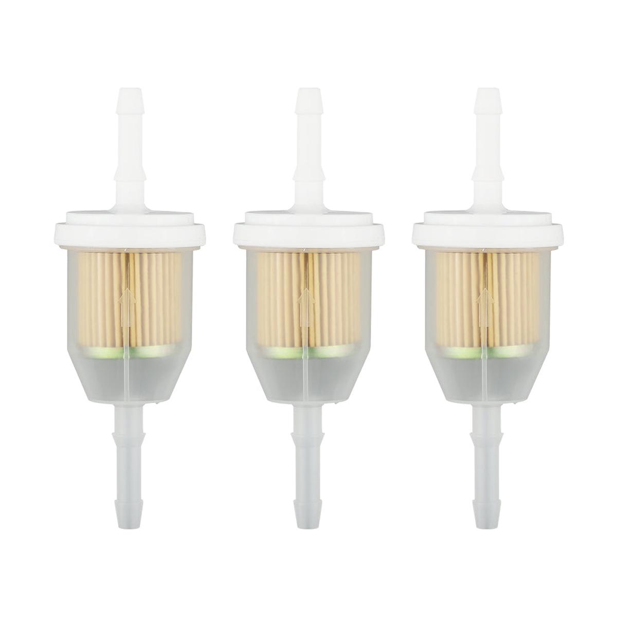 Hipa AM116304 Fuel Filter Fits 1/4" & 5/16" Fuel Line for LA105 LA110 LA115 LA120 LA125 #25 050 22-S 71-5960 120-436 GY20709 149-2206-01 Lawn Tractor