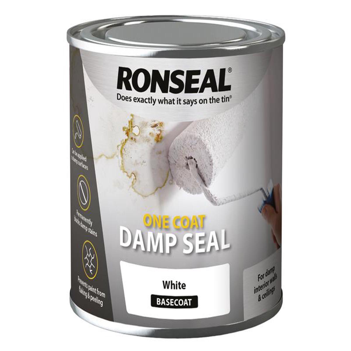 Ronseal  One Coat Damp Seal White 250ml