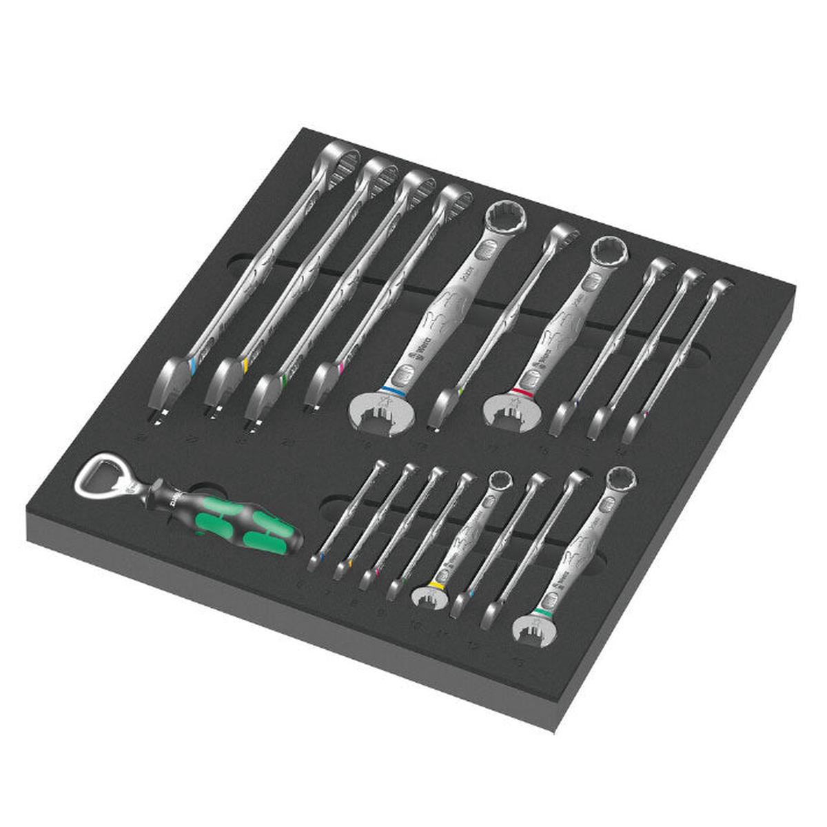 Wera 9731 Foam Insert 6003 Joker Set 1, 19 Piece 950121