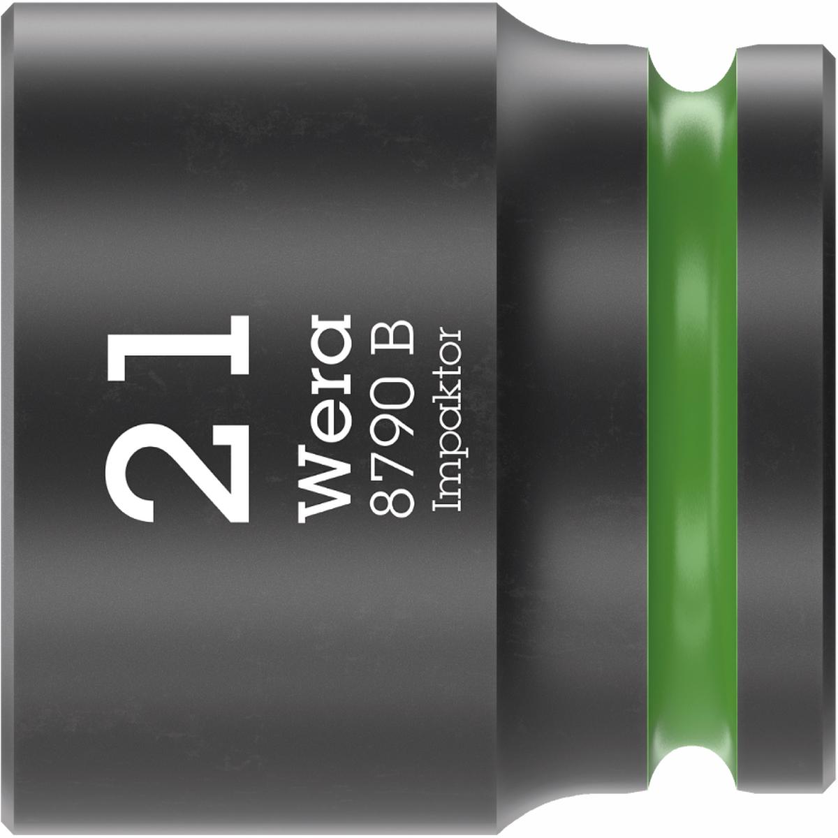 Wera 8790 B Impaktor Socket Wrench Insert 3/8in Dr 21mm