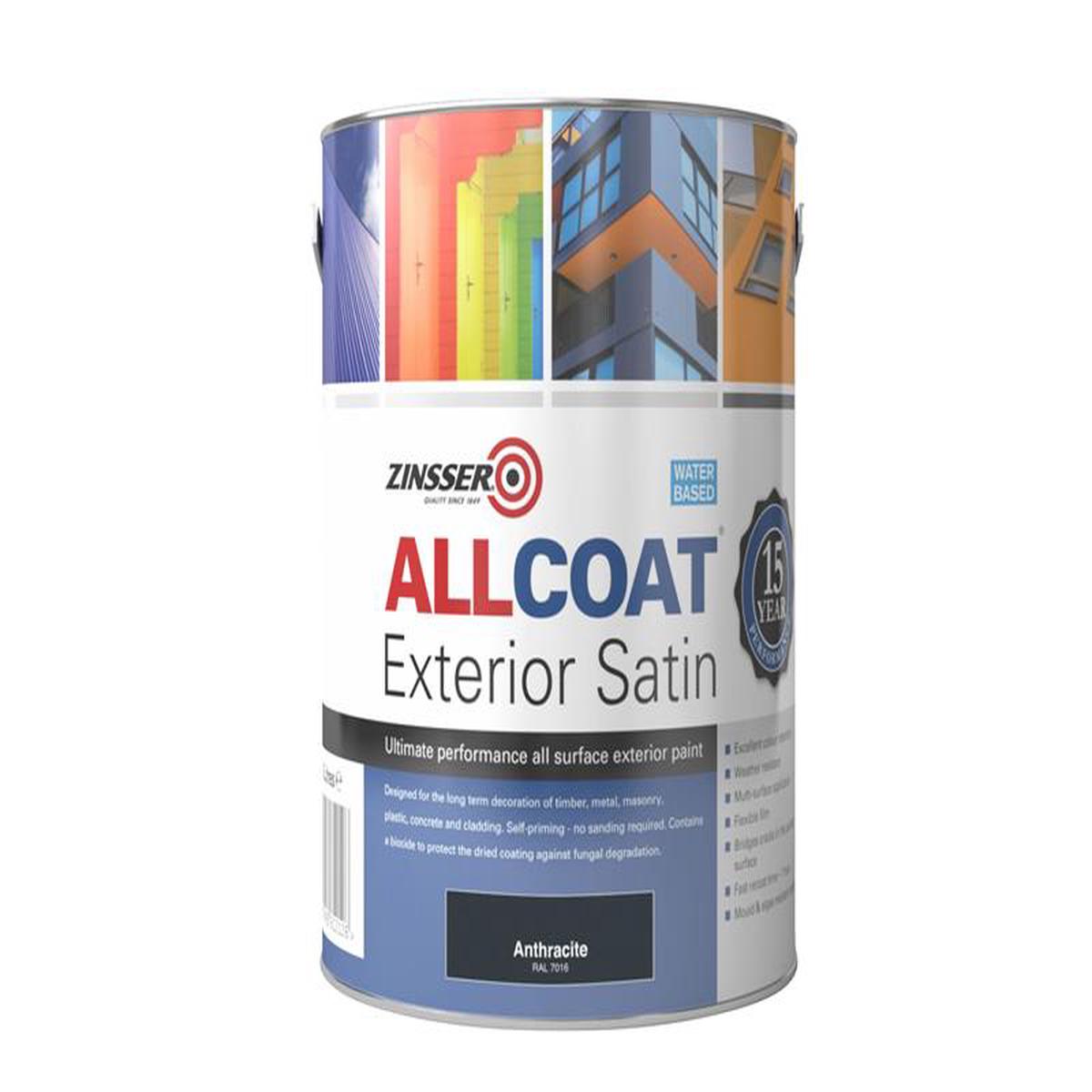 Zinsser  AllCoat Exterior Anthracite 1 litre
