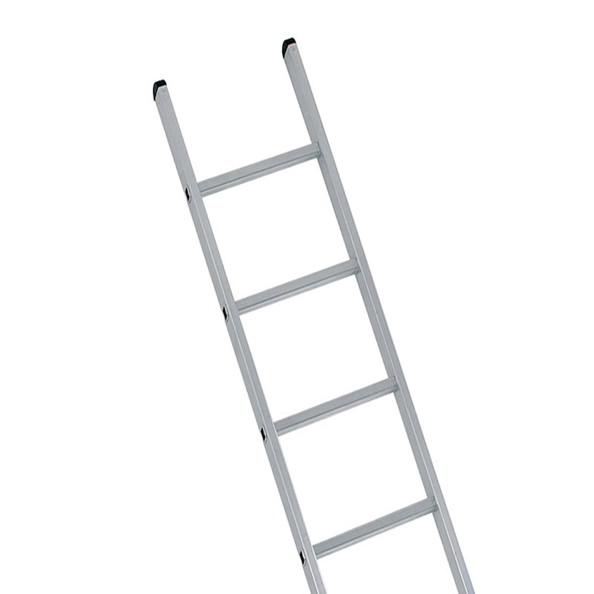 Zarges Industrial Single Aluminium Ladder with Stabiliser Bar 3.61m 12 Rungs