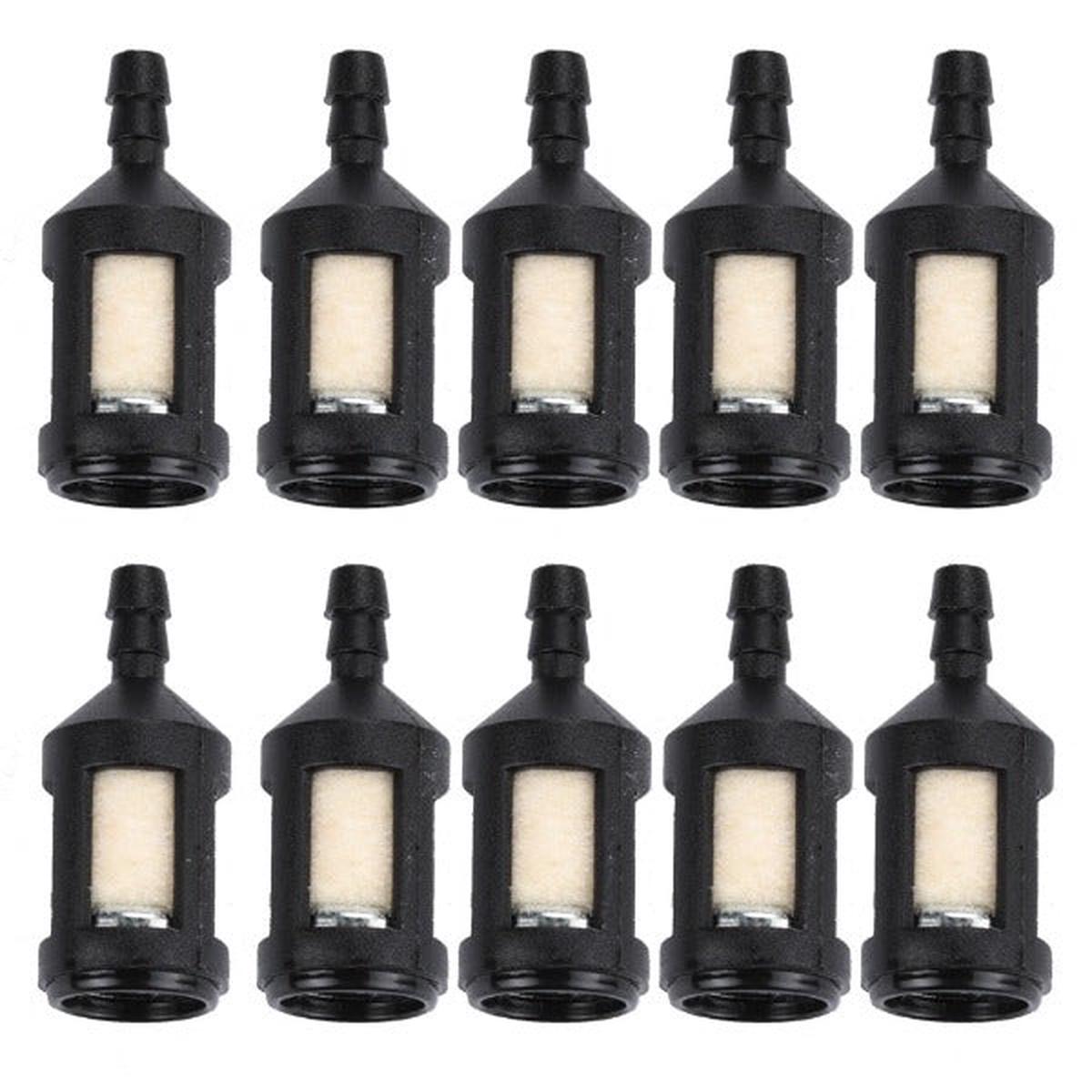 ZF-1 Fuel Filter Fits 1/8 inch ID Fuel Line for Zama ZF1 Homelite 49422 00759003 PS00380 96639 PS03389 UP0387 Stihl Chainsaw Trimmer (10 Pack)